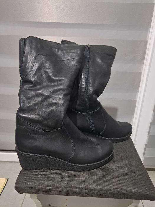 Жіночі Чоботи шкіряні