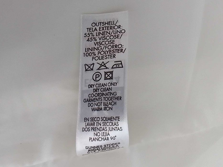 Letni wiosenny lekki lniany płaszcz trencz len wiskoza 16 L XL