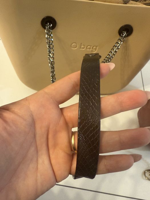Zestaw Obag torebka standard duża champagne   o bag szampan  nowa