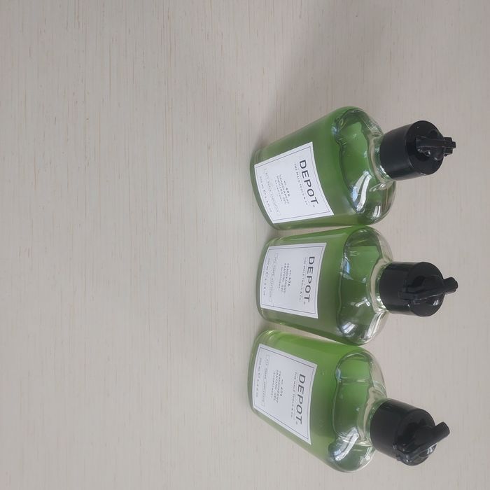 3 x NO. 406 DUŻY TRANSPARENTNY ŻEL DO GOLENIA // DEPOT 200ml 3 sztuki