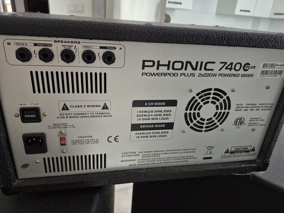 Kolumny PROEL 2 X 450.W plus Phonic Plus