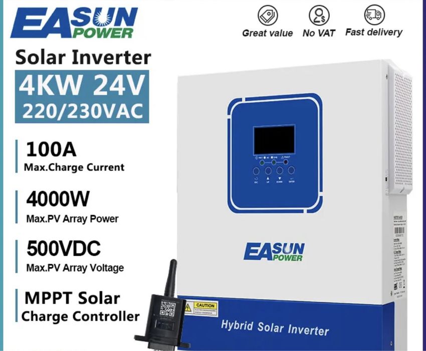 Инвертор Easun 4 квт 4,2 квт,  - 24 вт