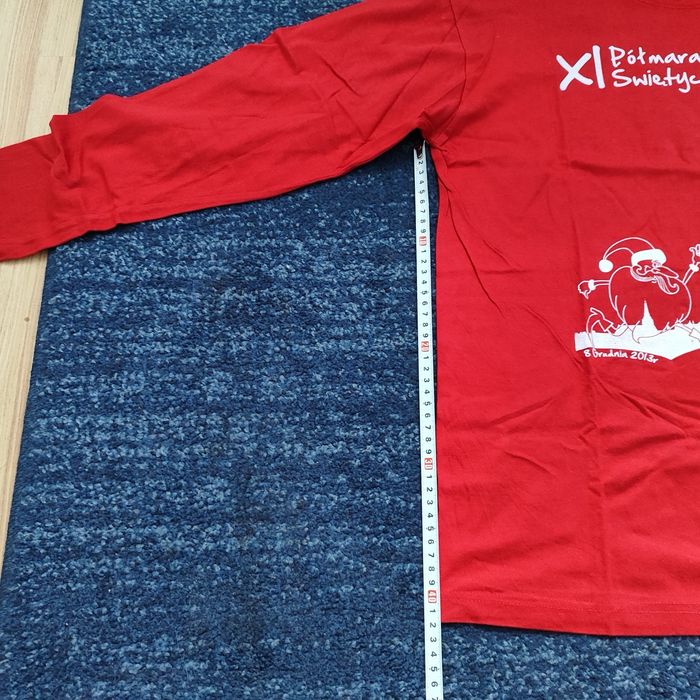 Lekka bluza męska rozmiar M Półmaraton Świętych Mikołajów