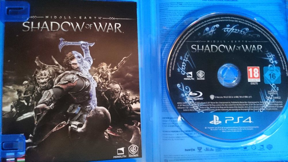 Cień Wojny Shadow of War PS4 Playstation 4 polska wersja Dark souls