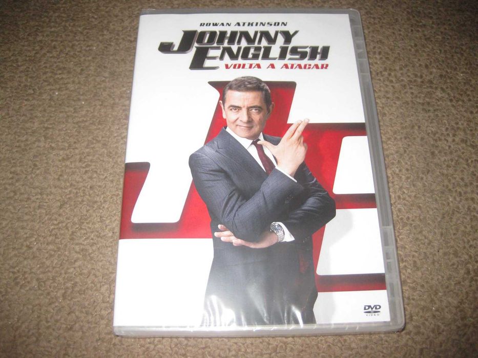 DVD "Johnny English Volta a Atacar" com Rowan Atkinson/Selado!