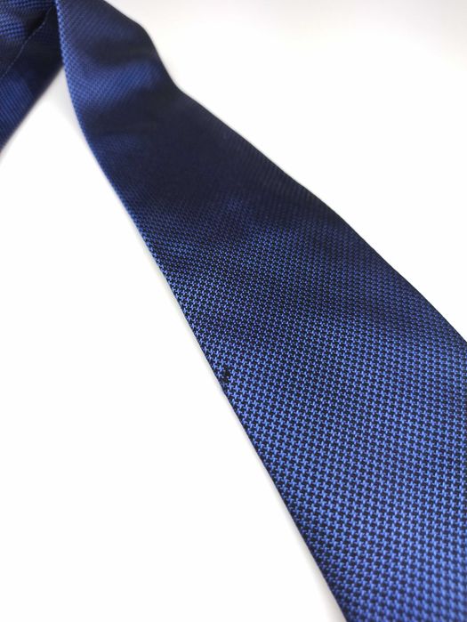 Del Mare 1911 granatowy jedwabny krawat zm65