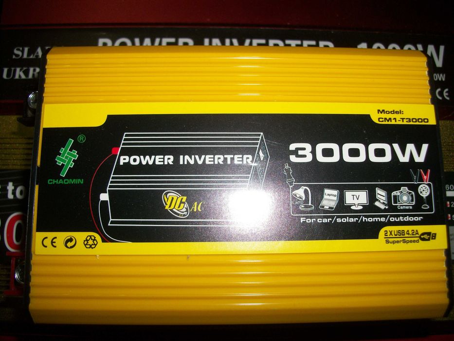 инвертор для модем роутер телевизор ноут (3000 W