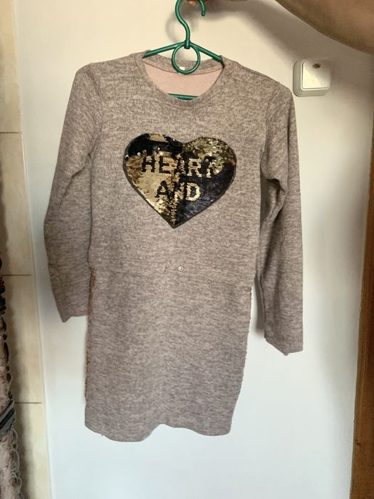 Сукня плаття сіре рожеве платье серое