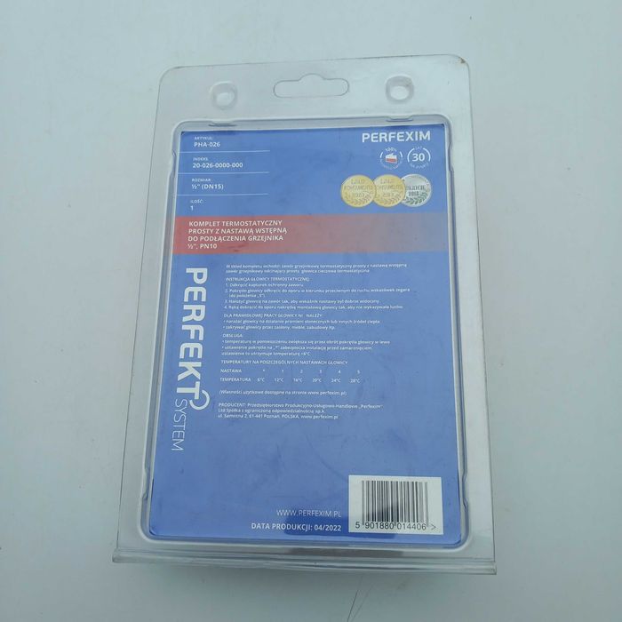 Zestaw termostatyczny prosty Perfexim PHA-026
