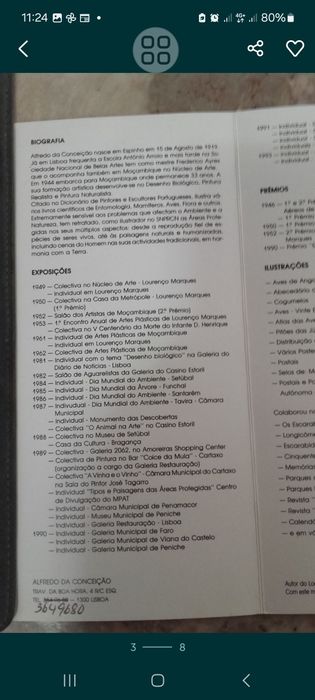 Pintura do primeiro auto retrato de Alfredo da Conceição