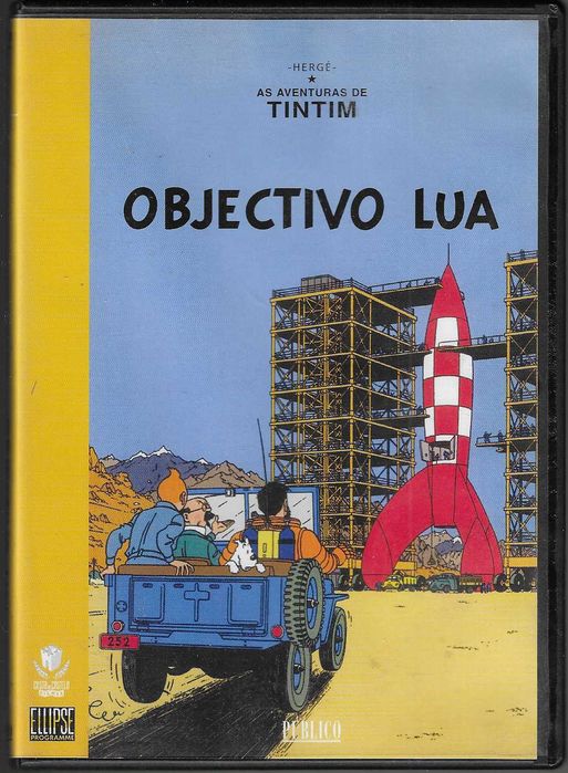 Hergé. As Aventuras de Tintim. Objectivo Lua/ Tintim no Tibete.
