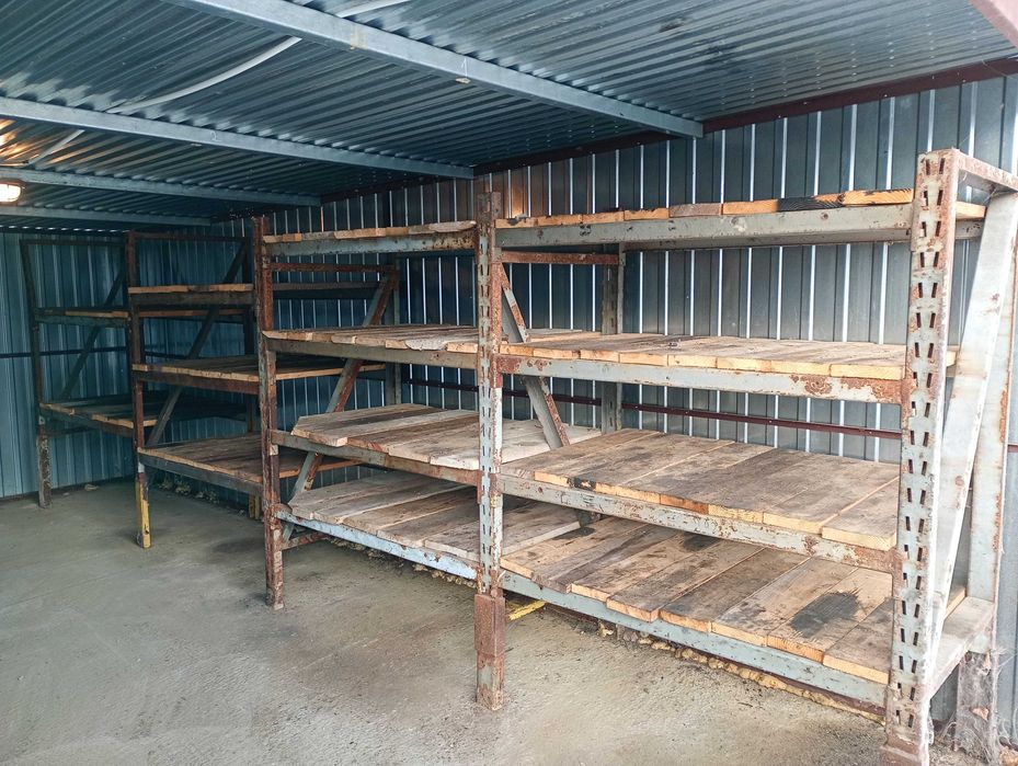 SOLIDNY regał paletowy magazynowy przemysłowy 560cmx180x80
