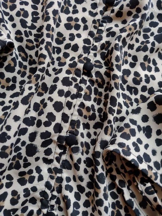 Elegancka bluzka PANTERKA roz. XS/34  **H&M**