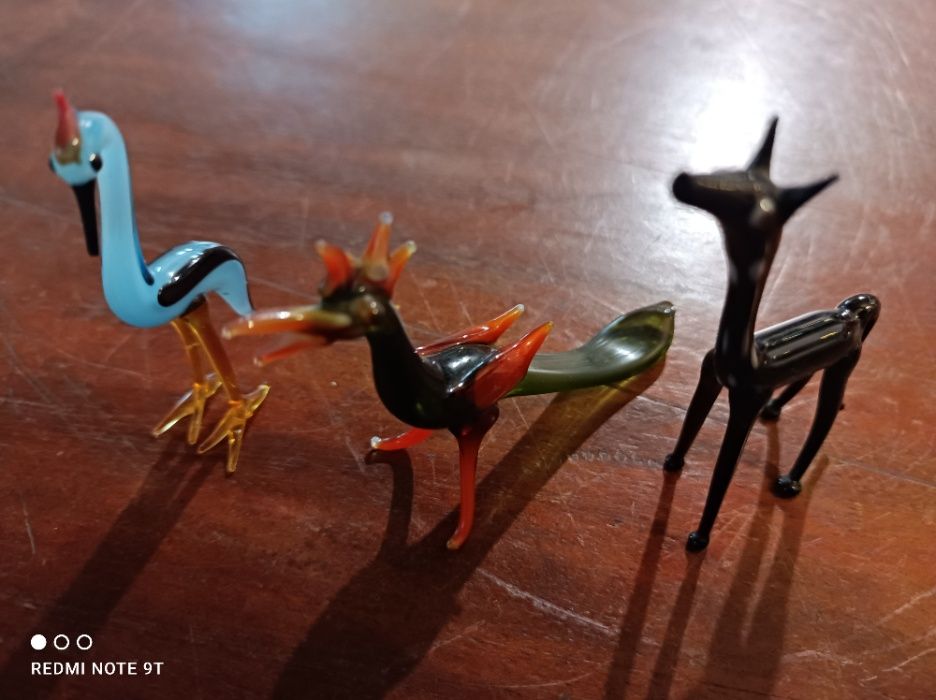 Miniaturas de Animais em vidro