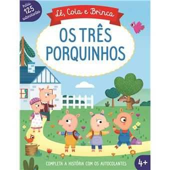 Lê, Cola e Brinca: Capuchinho Vermelho/Os Três Porquinhos/.. -Desde 4€