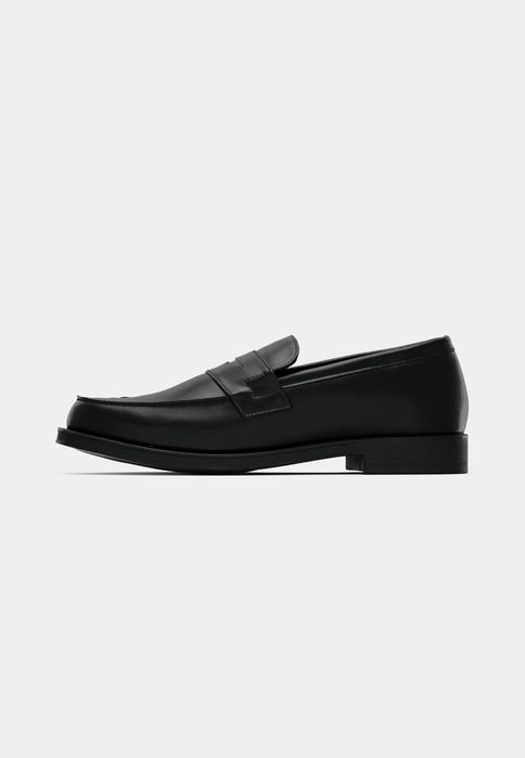 Pier One 43 Buty Męskie Czarne Loafersy Półbuty Biznesowe T1230