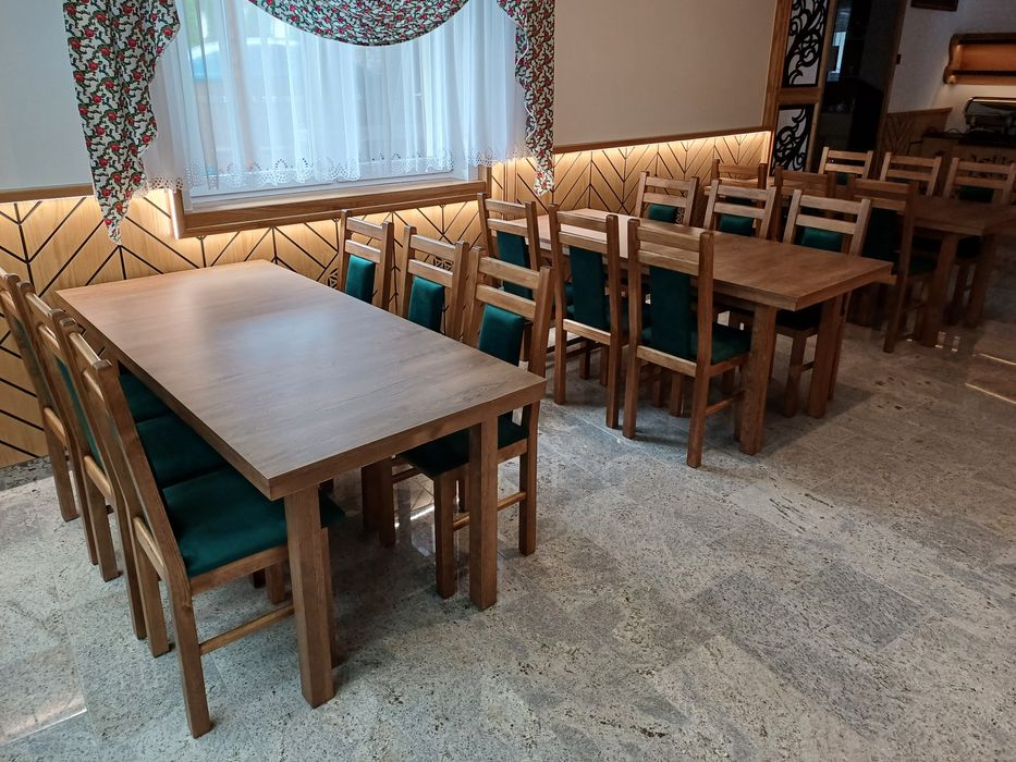 Krzesla i stoly do restauracji baru nowe mocne od producenta