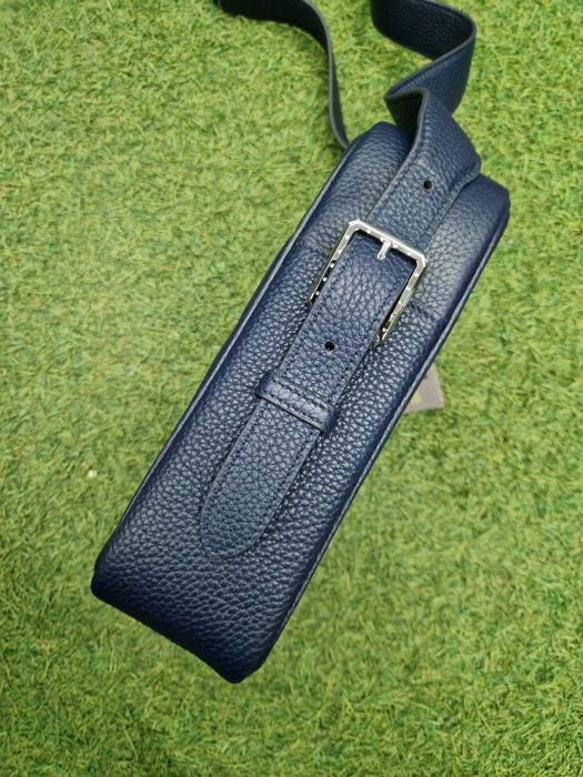 Чоловіча синя сумка Stefano ricci мужская синяя сумка SR