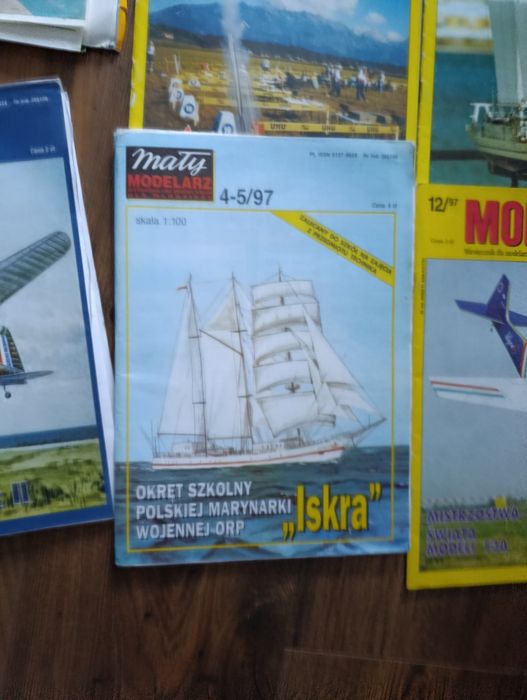 Mały modelarz ZESTAW modele z kartonu Czasopisma