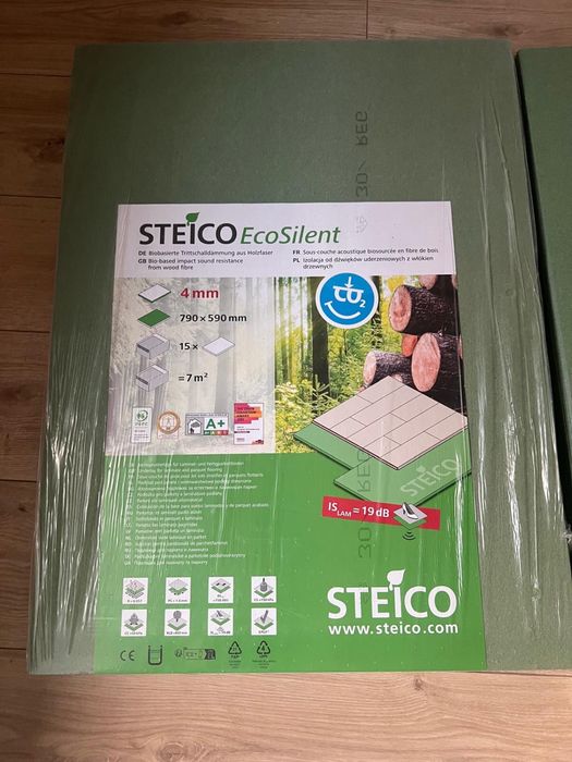 Podkład pod panele Steico 4mm kpl 26 sztuk