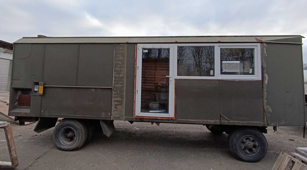 Хлібопекарня на дровах. Пекарня на колесах. Подова піч. Розмитнена