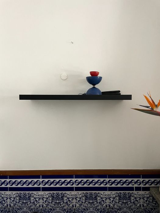 Prateleiras de parede azul escuro x2