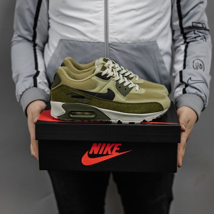 Кросівки Nike Air Max 90 Olive/Green premium | Кроссовки Найк чоловічі жіночі