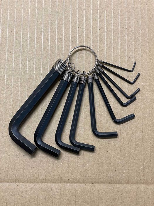 Zestaw kluczy imbusowych 10szt. 1,5 - 10 mm Breloczek