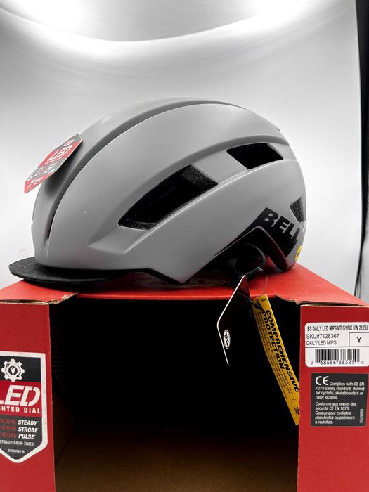 Nowy Kask Rowerowy Bell Daily Led Mips r. Y (50-57cm)