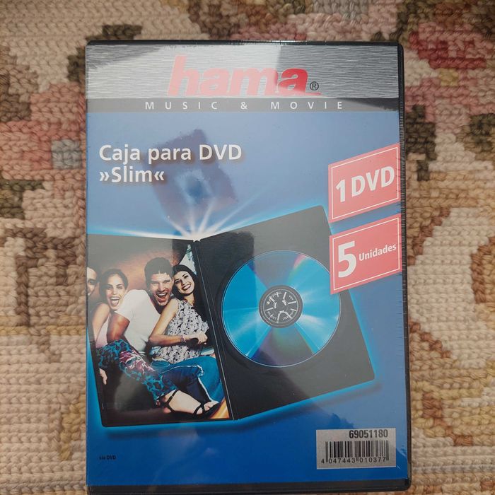 Caixas de dvd novas