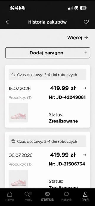 Nike Dunk Low (gs) pink