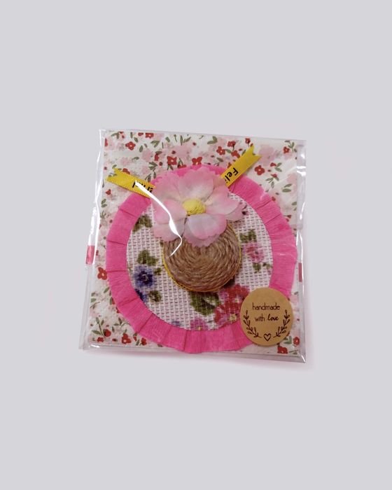 Mini Chapéu Com íman Rosa Presentes/Lembranças/Gifts Congresso Internacional Porto 2026
