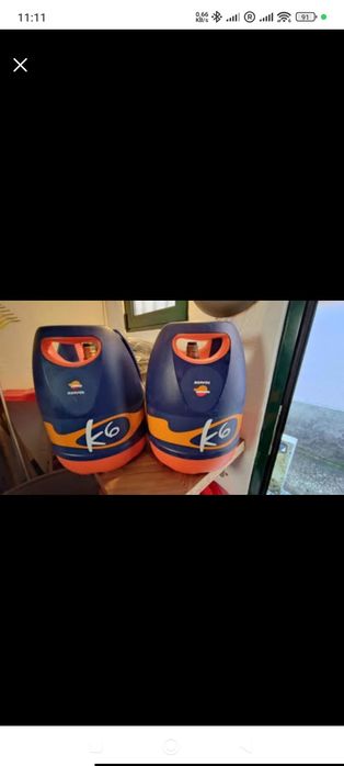 Aquecedor a gás com rodas