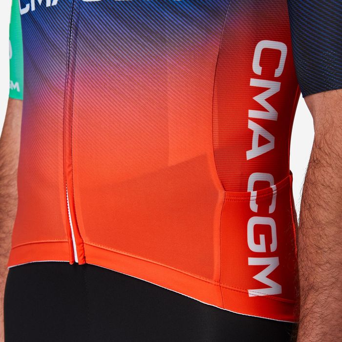 Camisola de Ciclismo de Estrada de Manga Curta, RCR-R DECATHLON CMA