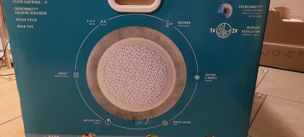 Jacuzzi NOWE bestway HONOLULU smart + PRZYKRYWA.