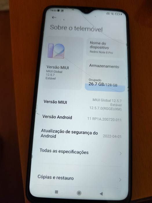 Xiaomi Redmi note 8 pro 128G