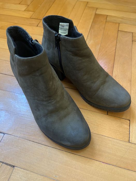 Buty damskie, nubuk