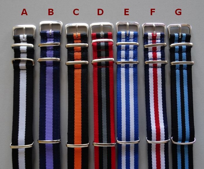 Pasek Nylonowy NATO strap do zegarka Duzy Wybór