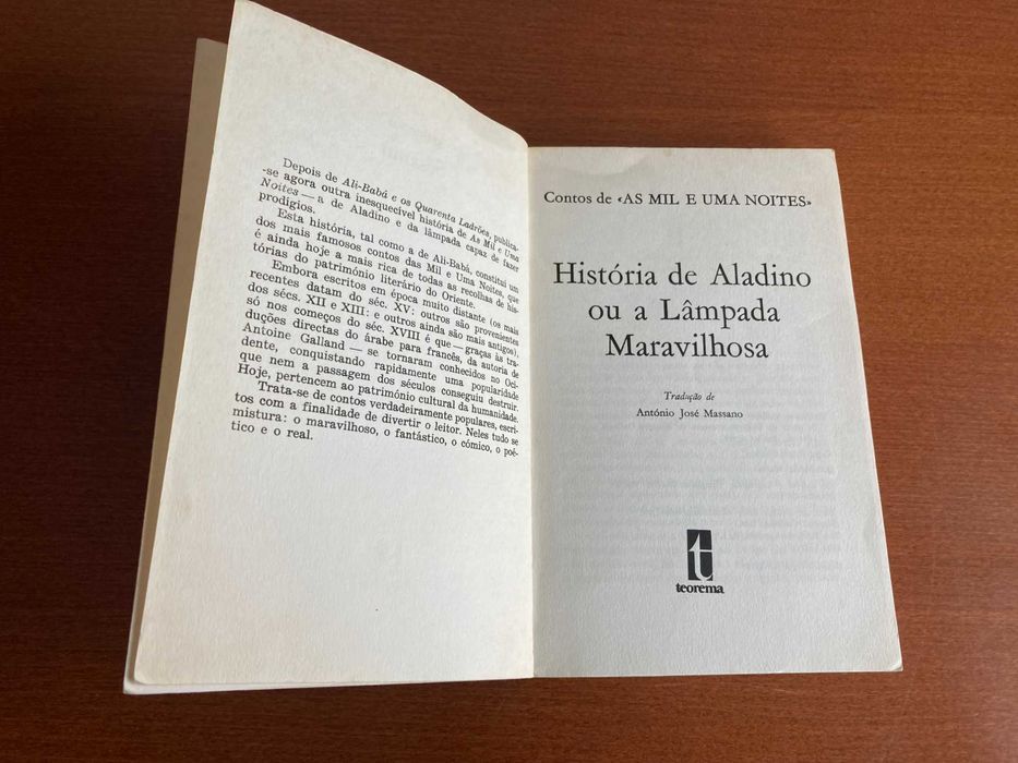 História de Aladino ou a Lâmpada Maravilhosa