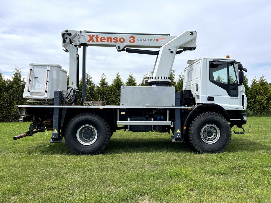 Podnośnik koszowy zwyżka 2015r IVECO EuroCargo 4x4 energetyka COMILEV