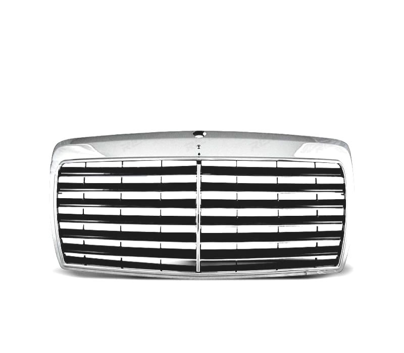 GRELHA FRONTAL MERCEDES W124 85-93 CROMADO