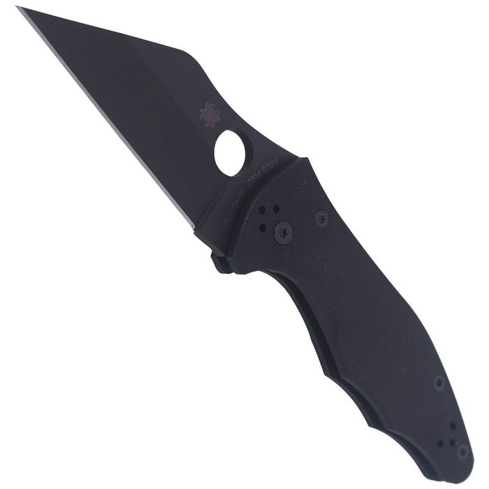 Nóż składany Spyderco Yojimbo 2 Black G10, Black DLC CPM (C85GPBBK2)
