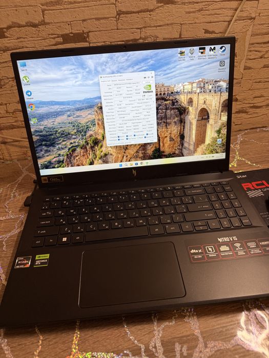 Ноутбук Acer v15 Ryzen7 16 rtx4050