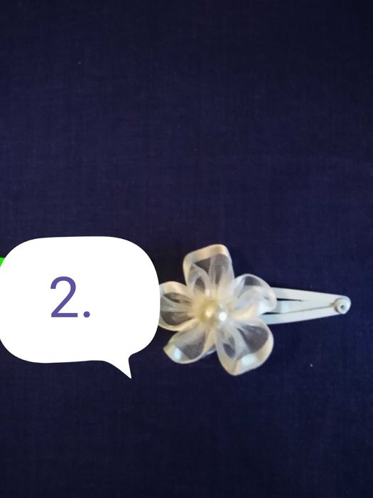 Komunijne ozdoby do włosów kwiatuszki