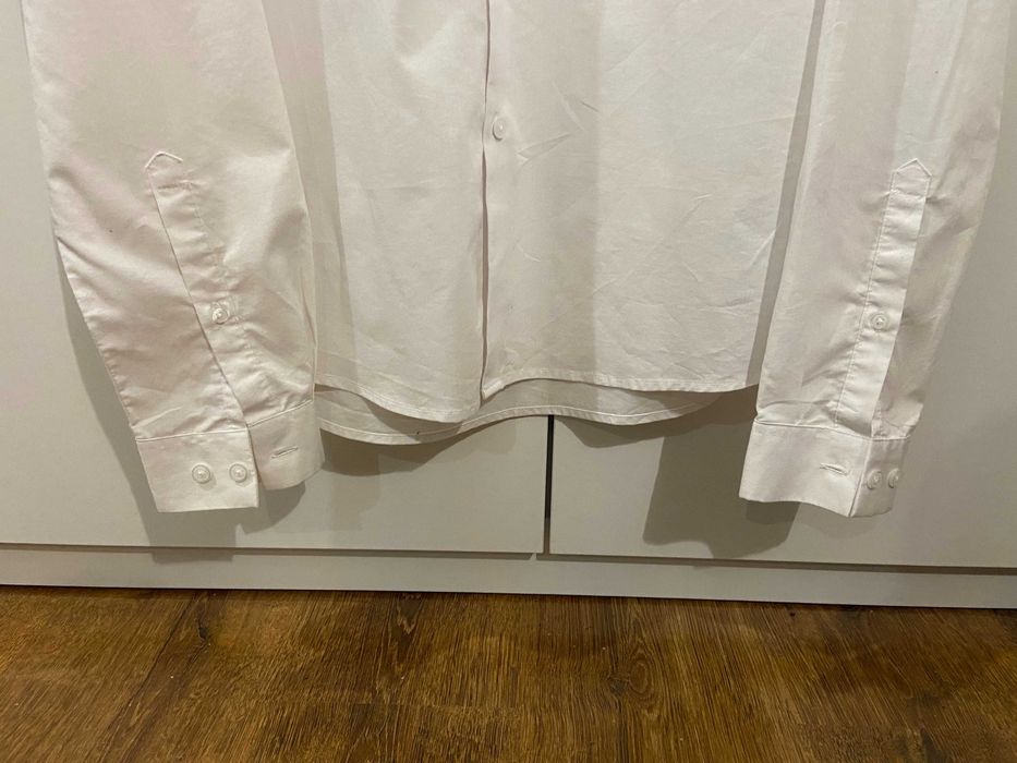 Biała koszula męska Skopes z Zalando 17" XL kołnierzyk 43cm jak Nowa