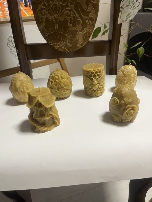 Свічки з натурального воску