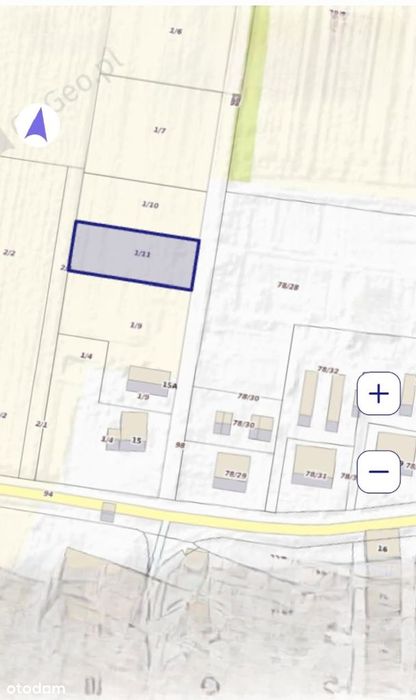 działka budowlana 15 arów, Budziszów, gm. Kostomłoty, powiat Środa Śl