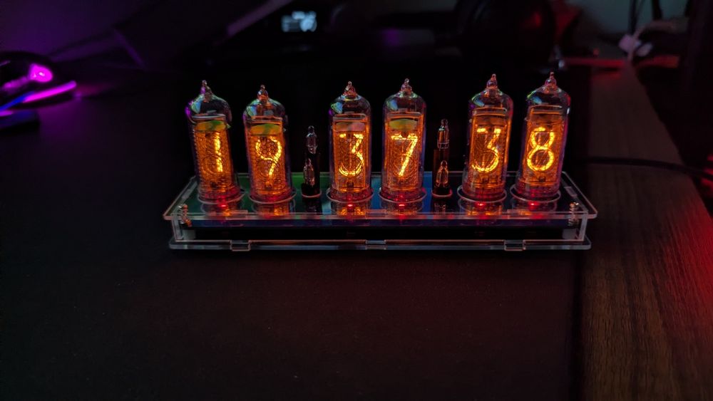 Zegarek nixie na lampach in-14 nixie clock