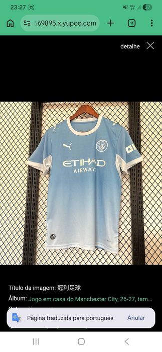 Camisola futebol