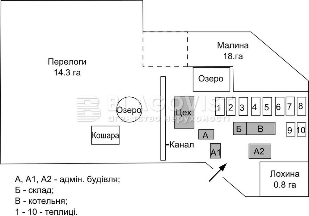 Вигідно! продаж земельної ділянки промислового комплексу.с.Мірча Бородянка. - View 2